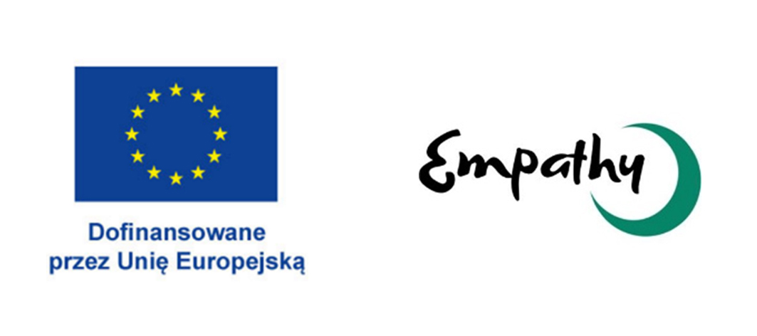 logo UE i logo projektu Empathy