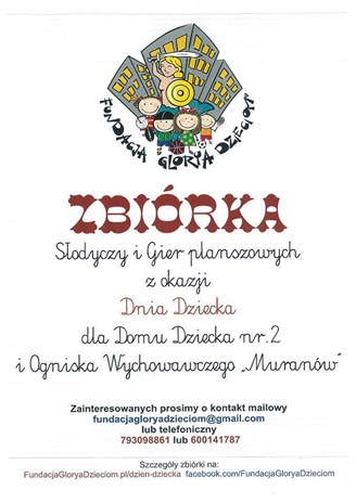 Zbiórka dla Domu Dziecka