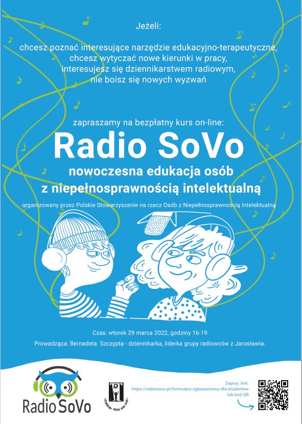 Plakat szkolenia Radio Sovo