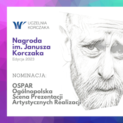 plakat Nagroda im. Janusza Korczaka - nominacja OSPAR