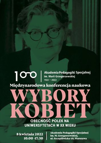 Wybory kobiet - plakat konferencji cz. 1