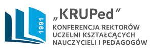 Logotyp KRUPed - Konferencja Rektorów Uczelni Kształcących Nauczycieli i Pedagogów „KRUPed